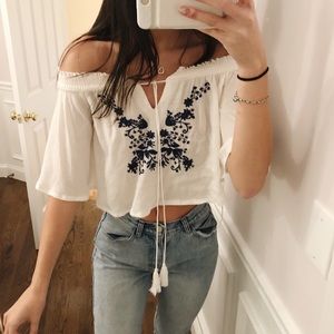 Off the shoulder top